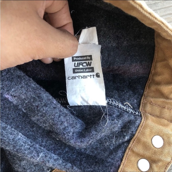 Vintage Carhartt j001 Detroit Jacket Size Large - Picture 13 of 14